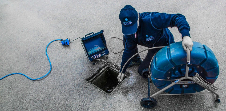 Photographie d'une équipe de techniciens ou d'ouvriers du bâtiment dans un environnement de travail professionnel (chantier intérieur de rénovation, salle avec dégâts des eaux, ou zone d'intervention), montrant plusieurs professionnels collaborant ou en préparation d'intervention, symbolisant la réactivité et la couverture territoriale du groupe. L'image doit transmettre professionnalisme, efficacité et présence locale.
